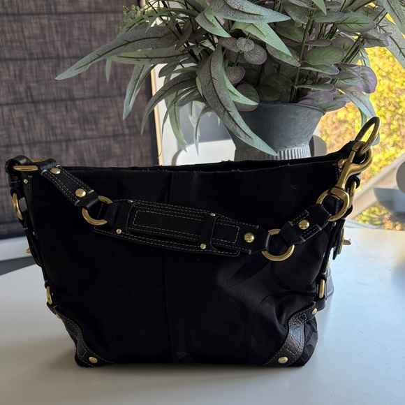 Coach Carly Signature Hobo Bag with Y2K charm - Picture 2 of 13